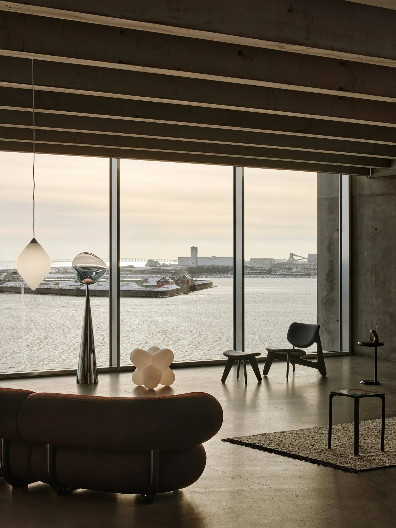 Flare Top lampada a sospensione, Opale Tom Dixon