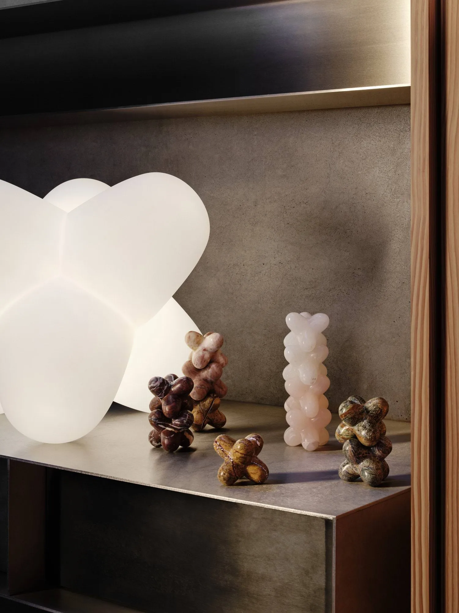 Jack oggetto decorativo, Onice indiano pink, 10x8,5 cm Tom Dixon