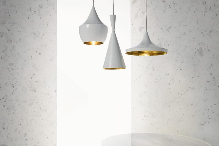 Lampada a sospensione Beat Tall, Bianco Tom Dixon