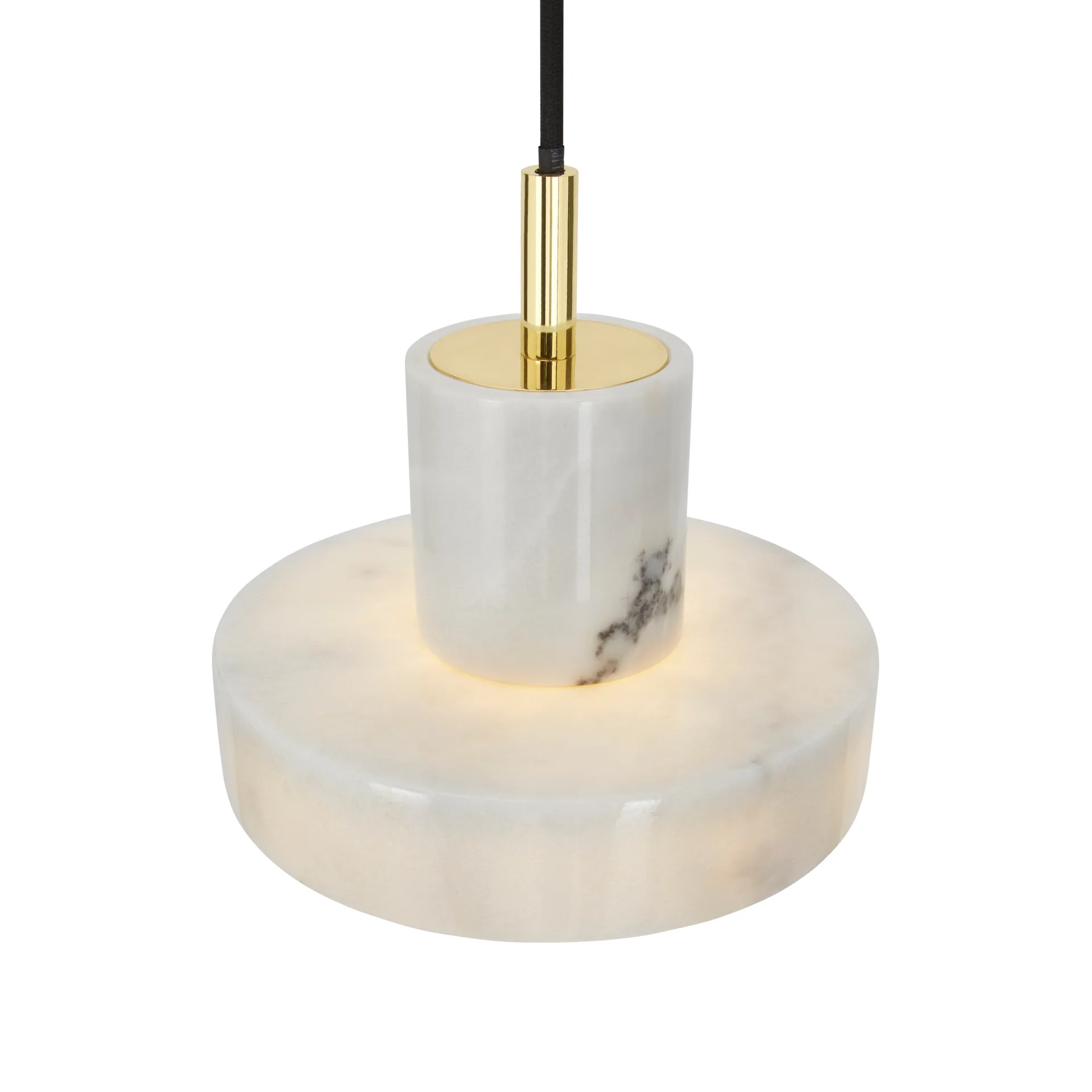 Lampada a sospensione Stone, Marmo bianco Tom Dixon