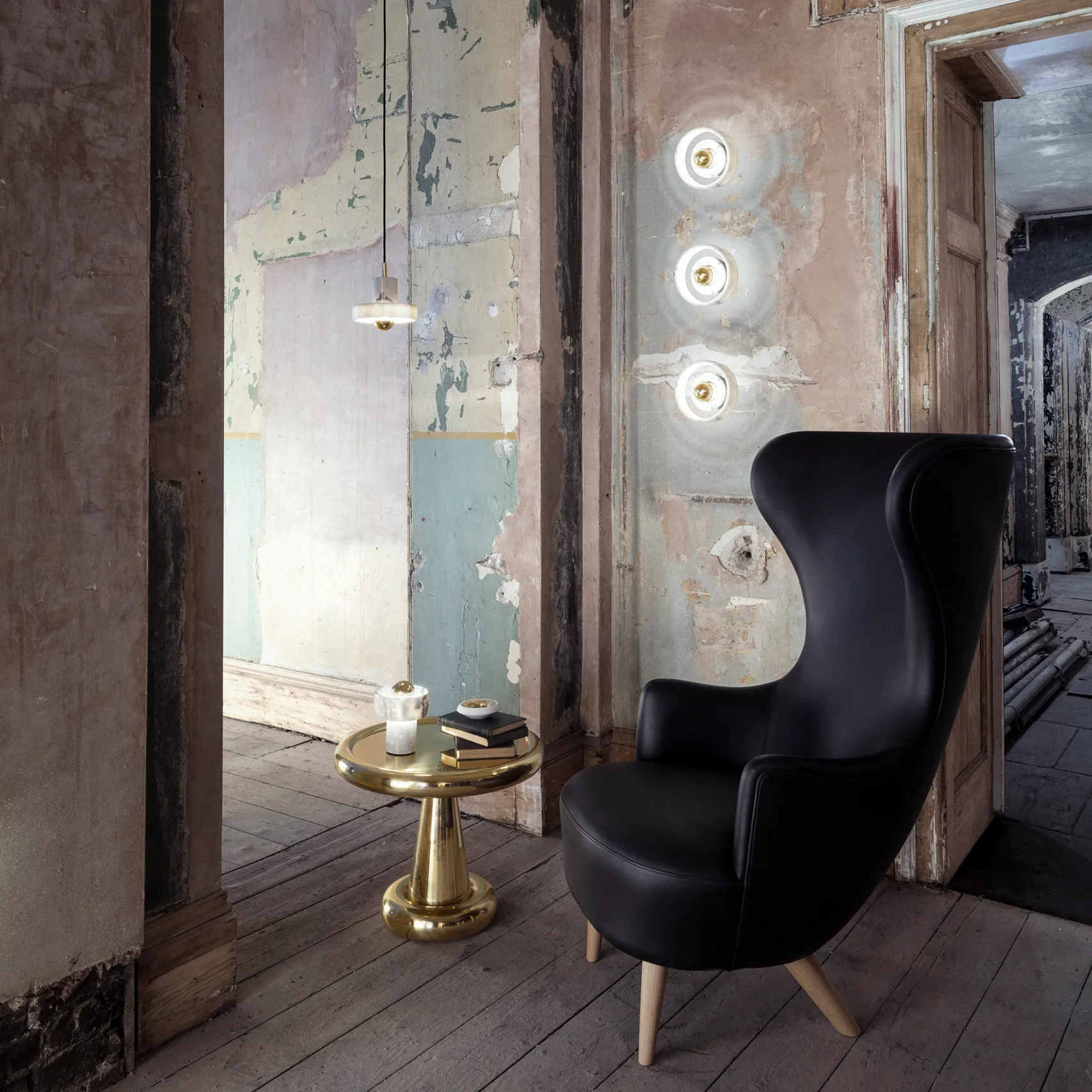 Lampada a sospensione Stone, Marmo bianco Tom Dixon