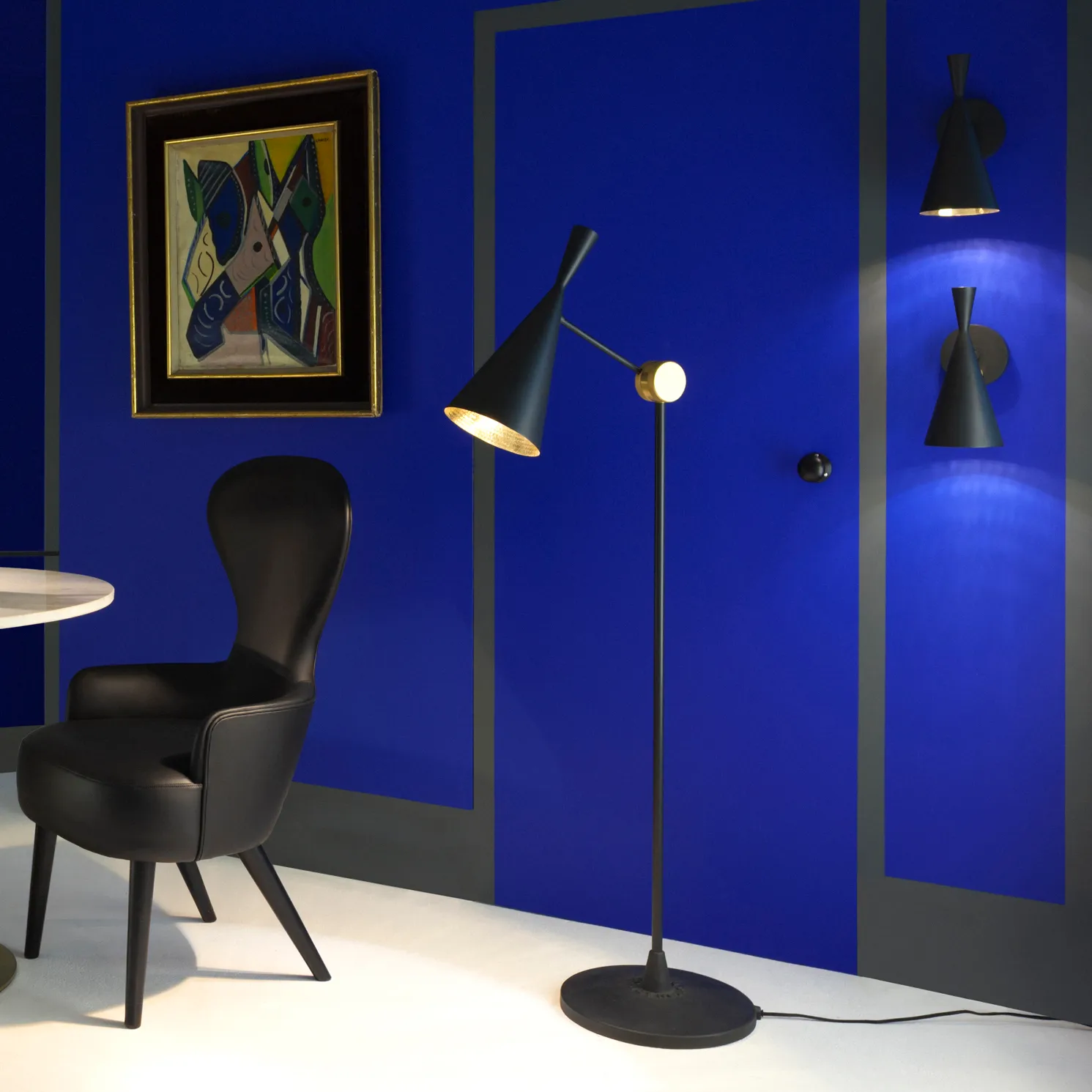 Lampada da parete Beat, Nero Tom Dixon