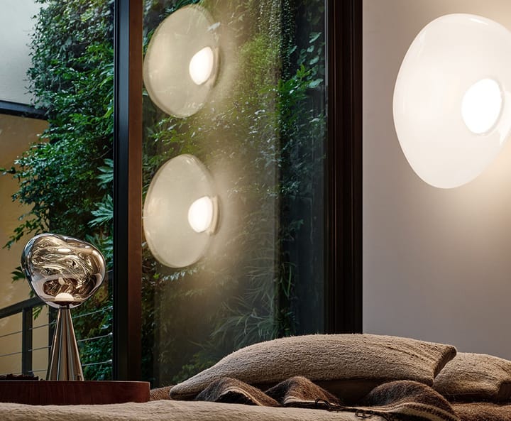 Lampada da parete Melt Surface LED, Opale-argento Tom Dixon