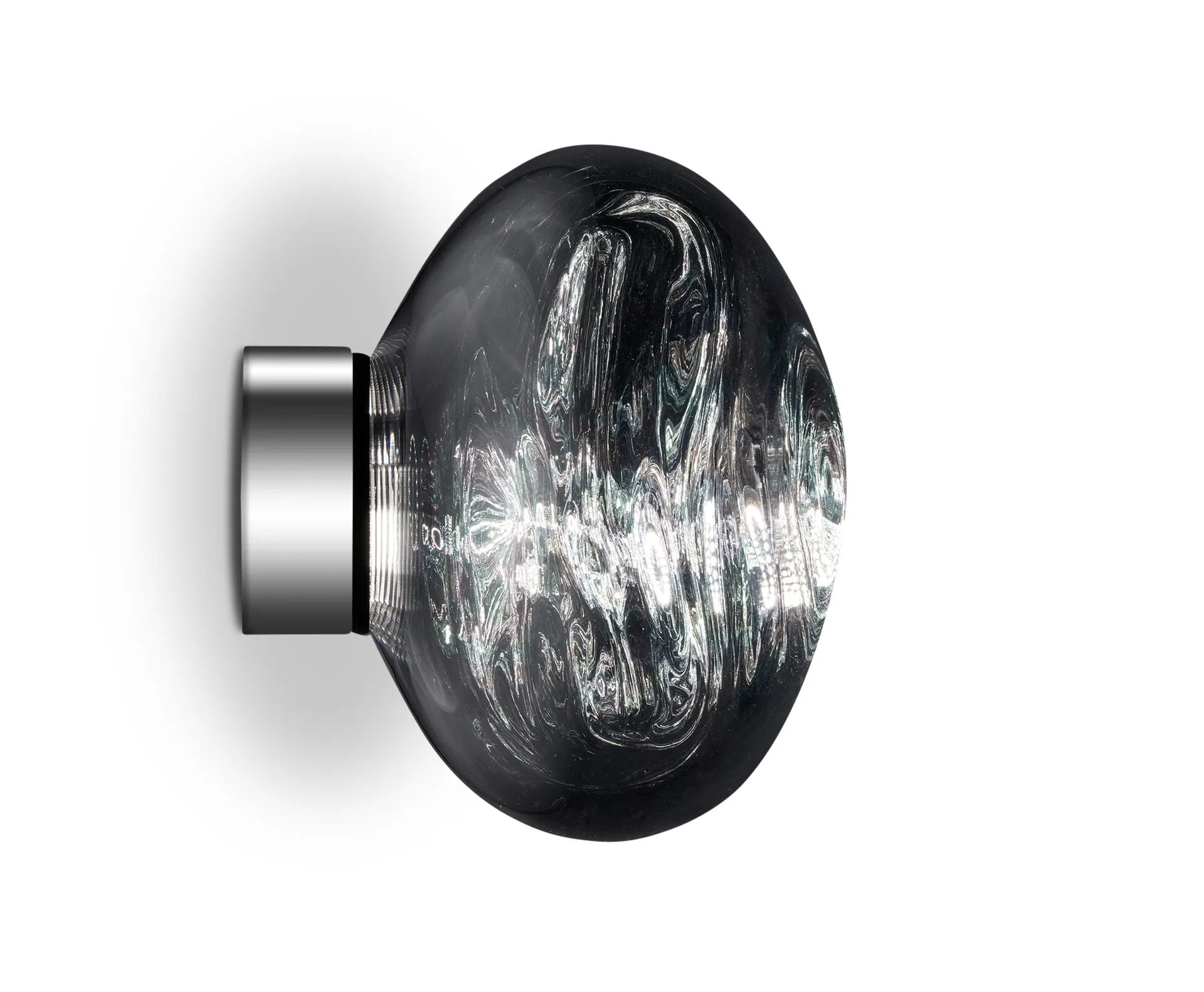 Lampada da parete Melt Surface mini LED 30 cm, Argento Tom Dixon