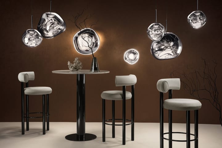 Lampada da parete Melt Surface mini LED 30 cm, Argento Tom Dixon