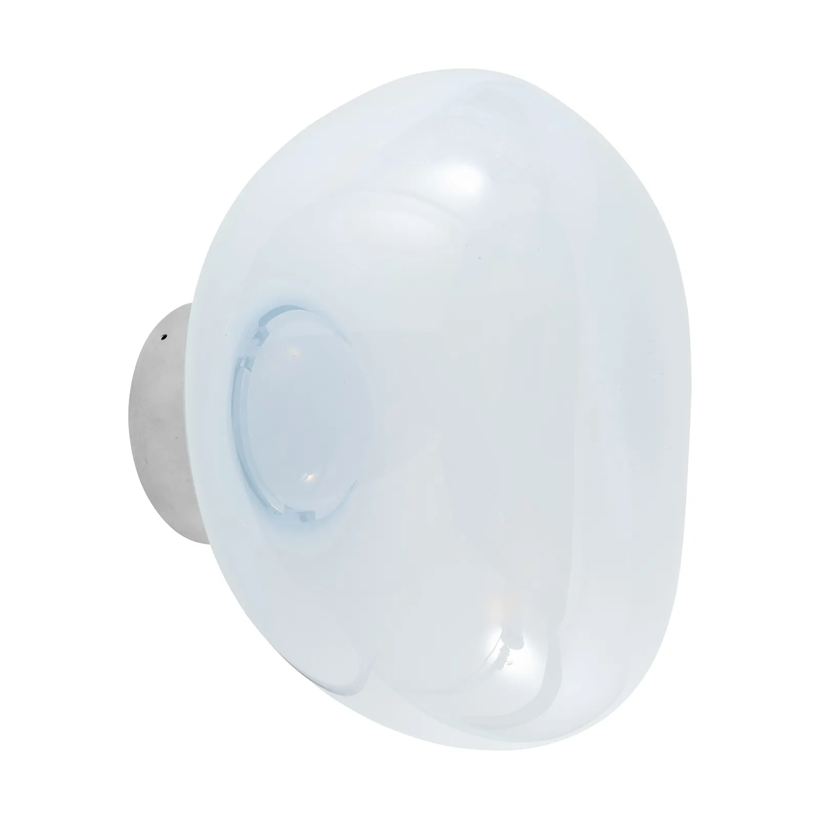 Lampada da parete Melt Surface mini LED 30 cm, Opale-argento Tom Dixon