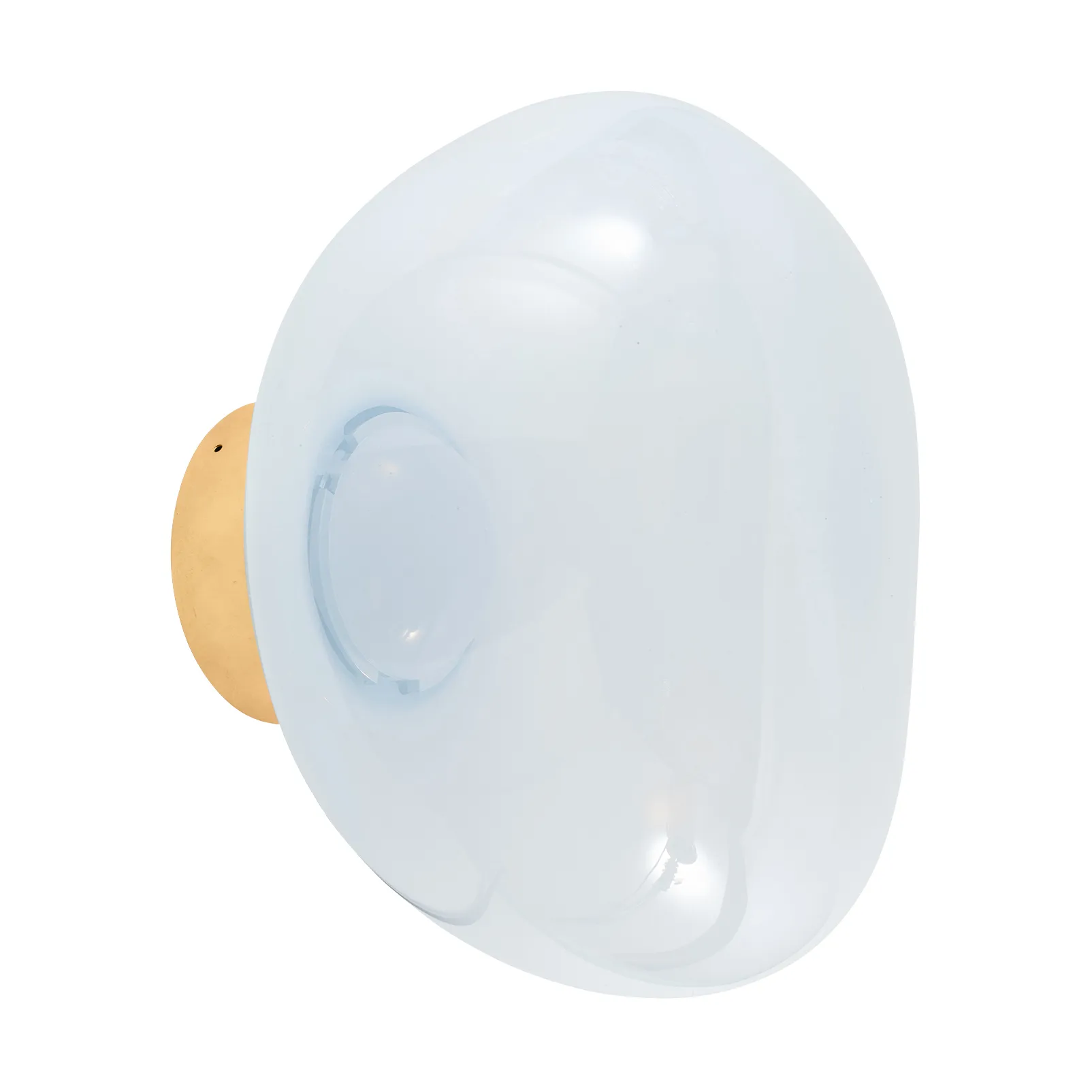 Lampada da parete Melt Surface mini LED 30 cm, Opale-oro Tom Dixon