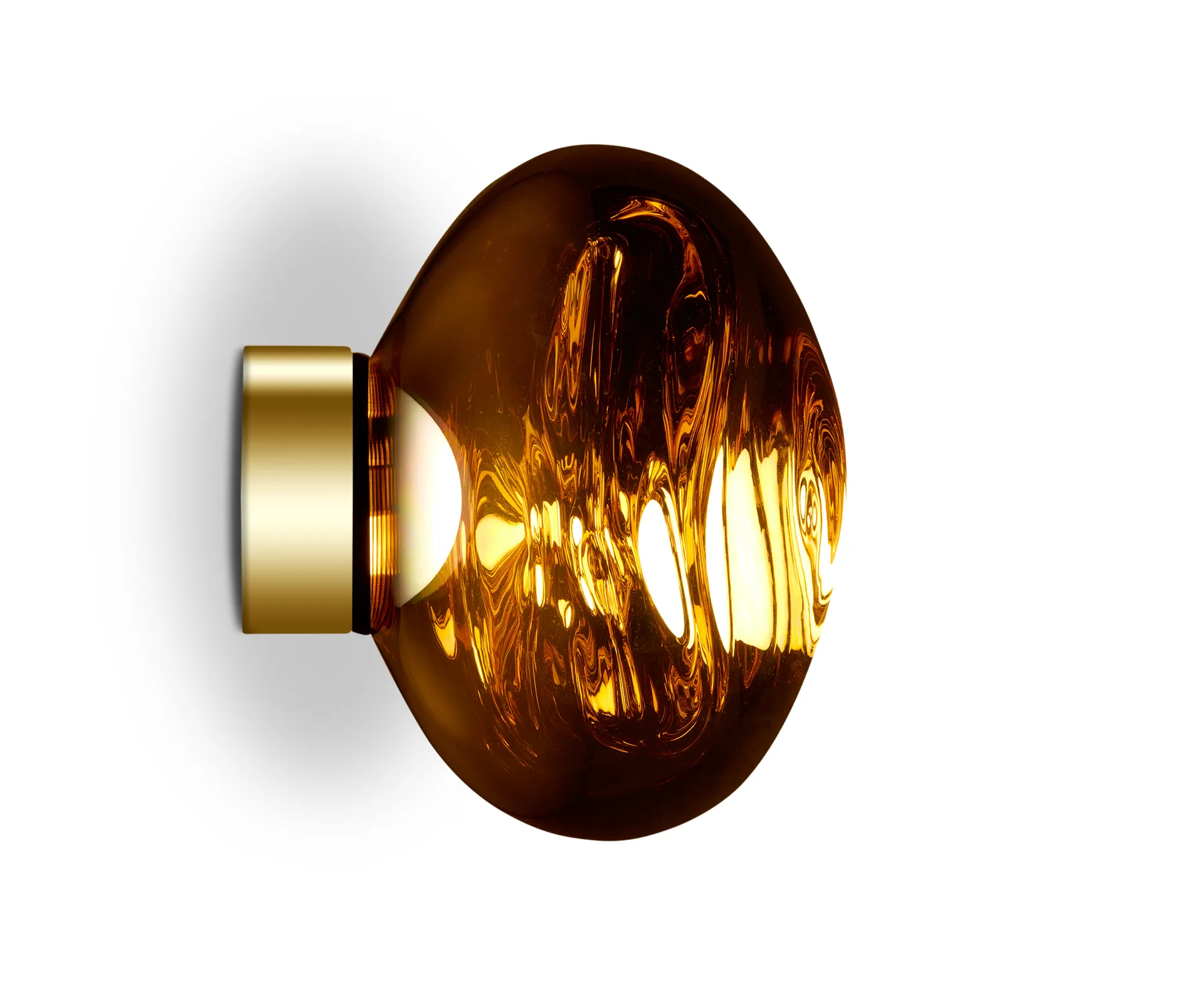 Lampada da parete Melt Surface mini LED 30 cm, Oro Tom Dixon