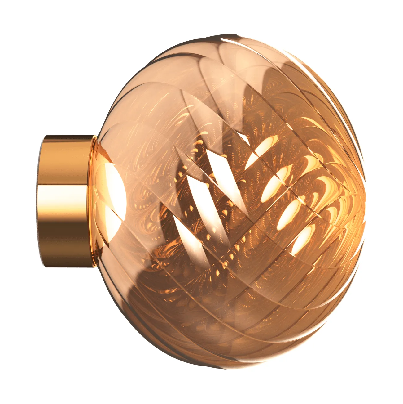 Lampada da parete Whirl Ø30 cm, Rame Tom Dixon