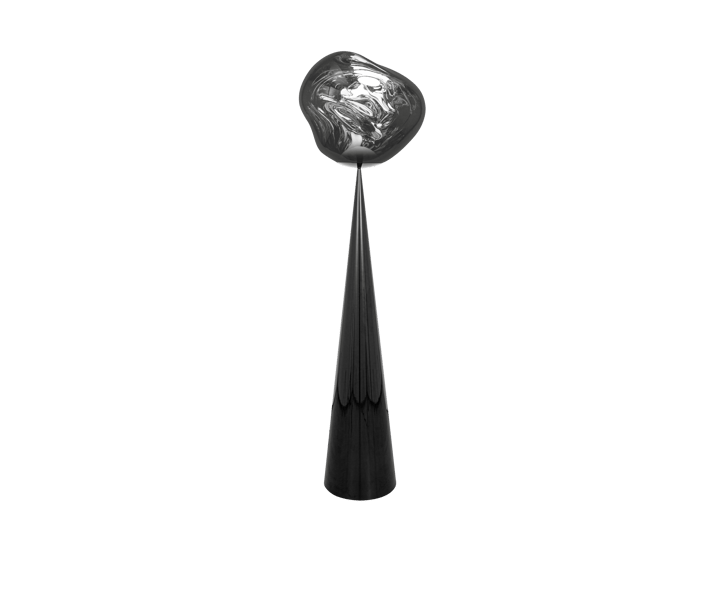 Lampada da pavimento LED Melt Cone grassa 174,5 cm, Argento Tom Dixon
