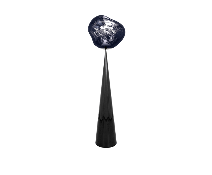 Lampada da pavimento LED Melt Cone grassa 174,5 cm, Fumo Tom Dixon