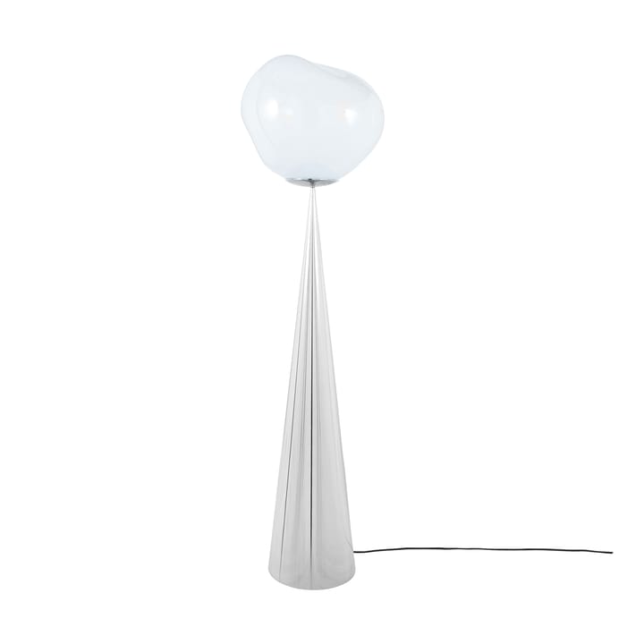 Lampada da pavimento LED Melt Cone grassa 174,5 cm - Opale-argento - Tom Dixon