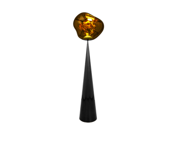Lampada da pavimento LED Melt Cone grassa 174,5 cm - Oro - Tom Dixon