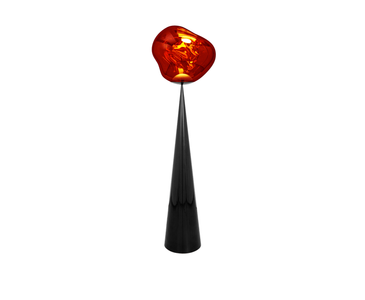 Lampada da pavimento LED Melt Cone grassa 174,5 cm, Rame Tom Dixon