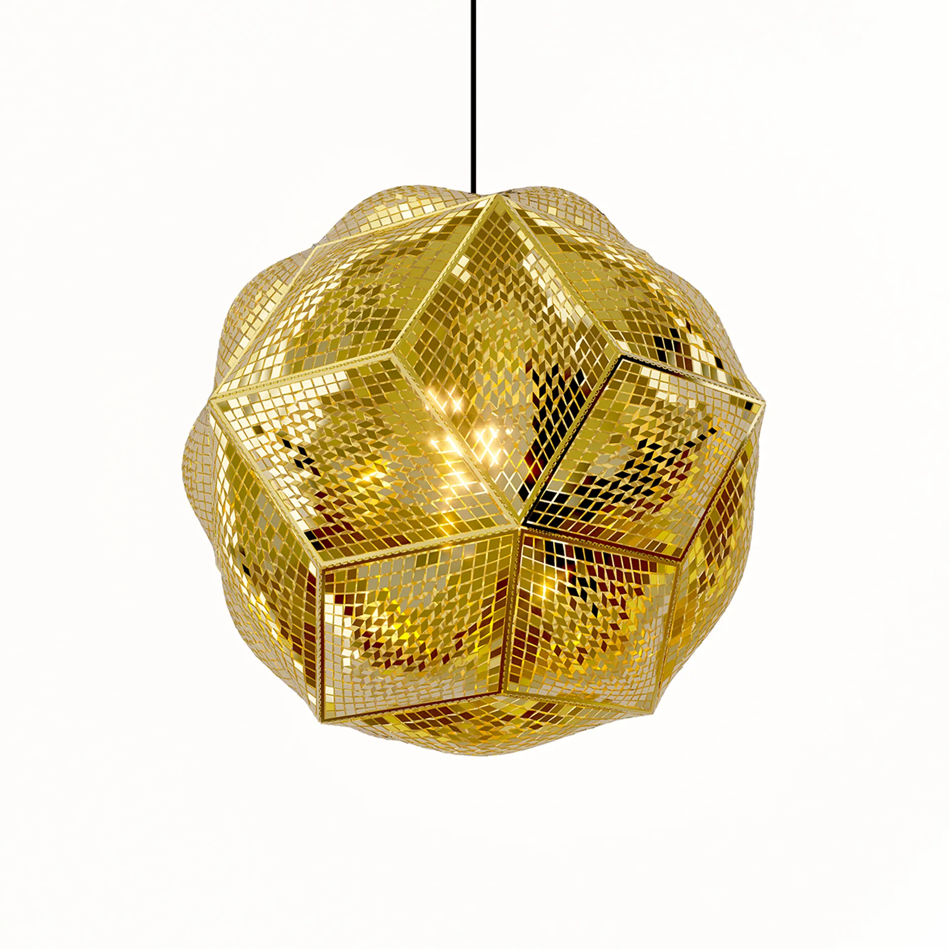 Lampada da soffitto a sospensione Puff Ø45 cm, Ottone Tom Dixon