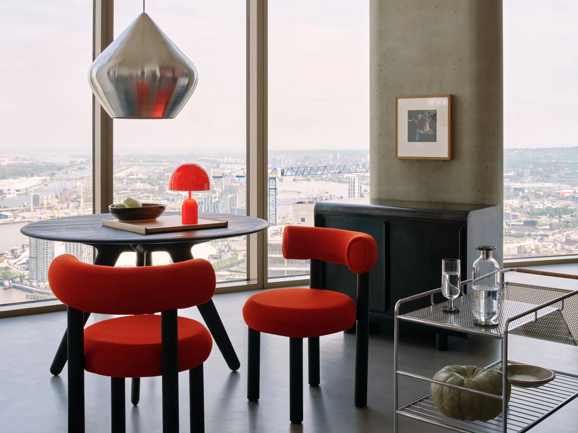 Lampada da tavolo Beat Unbeaten Ø52 cm, Alluminio Tom Dixon