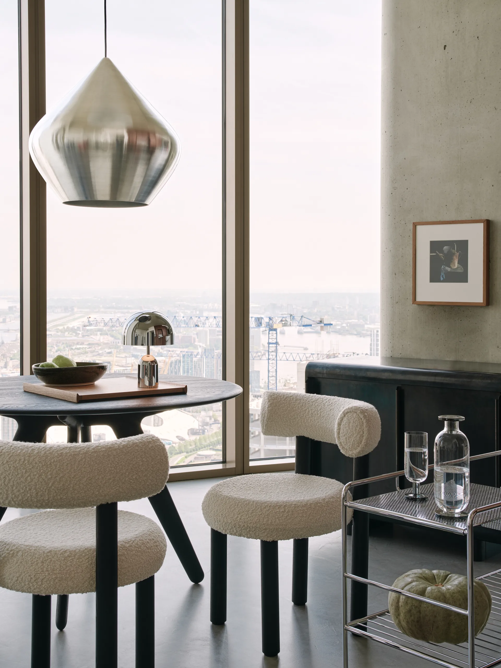 Lampada da tavolo Beat Unbeaten Ø52 cm, Alluminio Tom Dixon