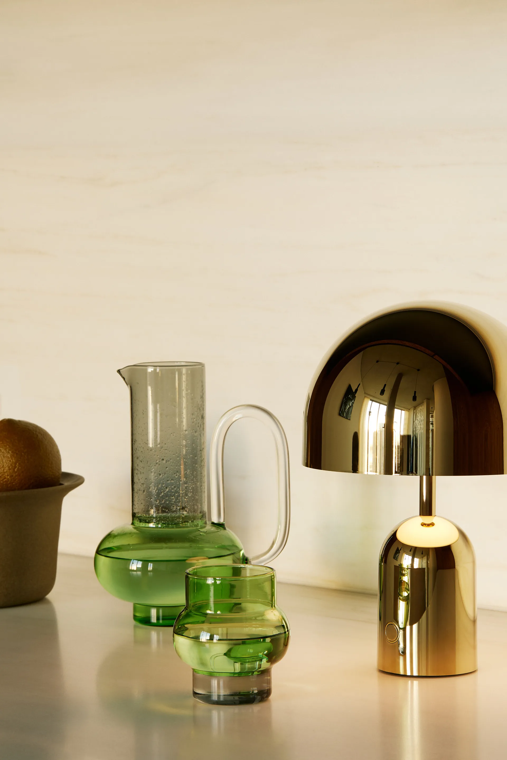 Lampada da tavolo Bell Portable, Oro Tom Dixon