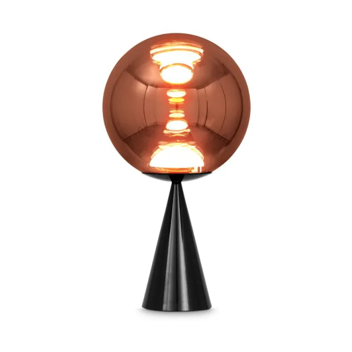 Lampada da tavolo Globe fat LED 46,5 cm, Rame Tom Dixon