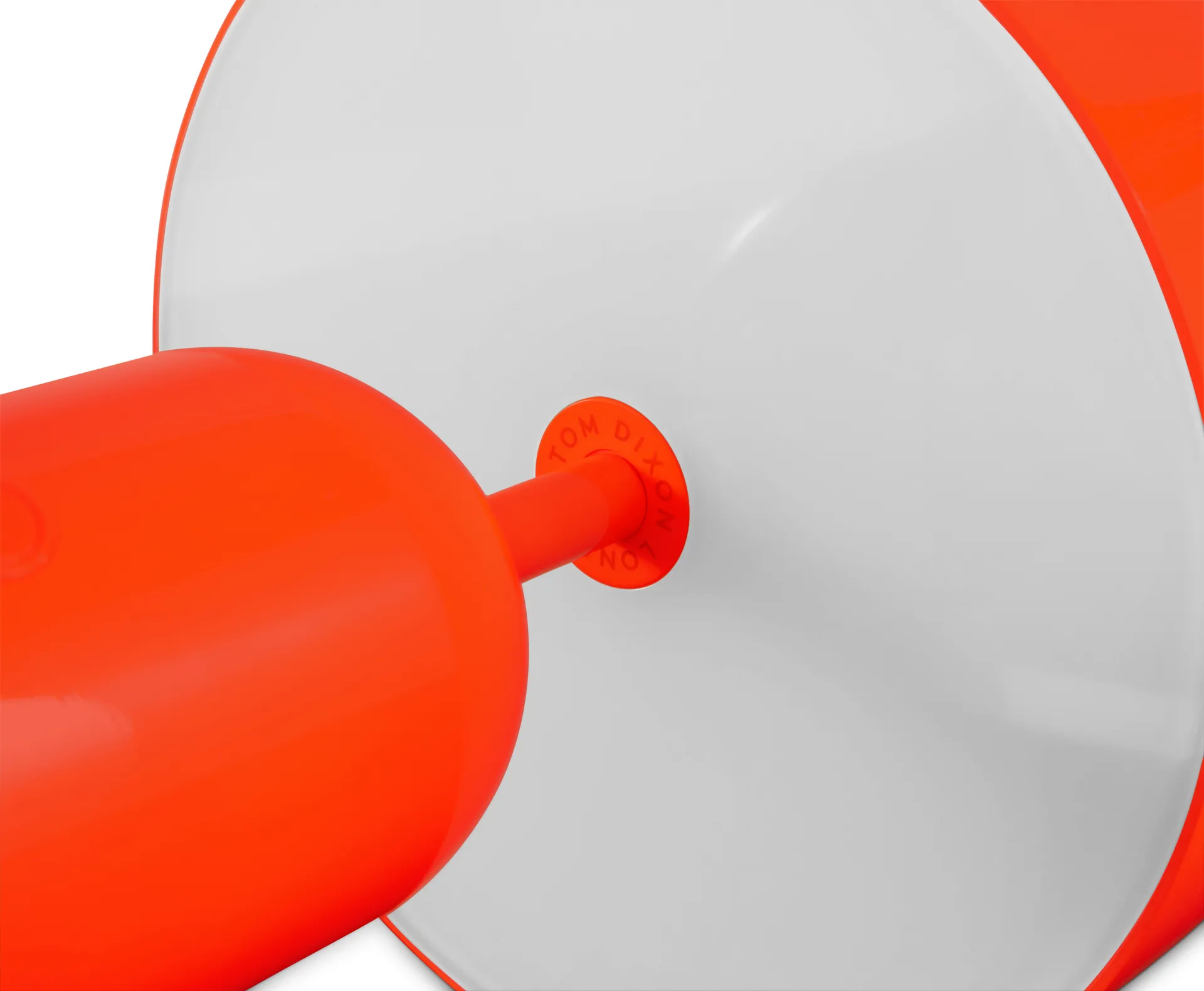 Lampada da tavolo LED portatile Bell 28 cm, Fluoro (rosso) Tom Dixon