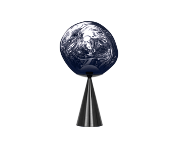 Lampada da tavolo Melt Cone fat LED 46,5 cm - Fumo - Tom Dixon
