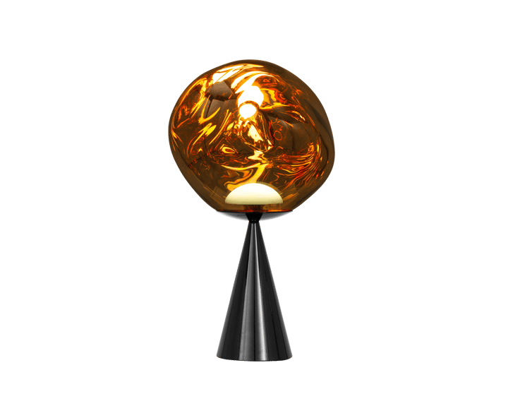 Lampada da tavolo Melt Cone fat LED 46,5 cm, Oro Tom Dixon