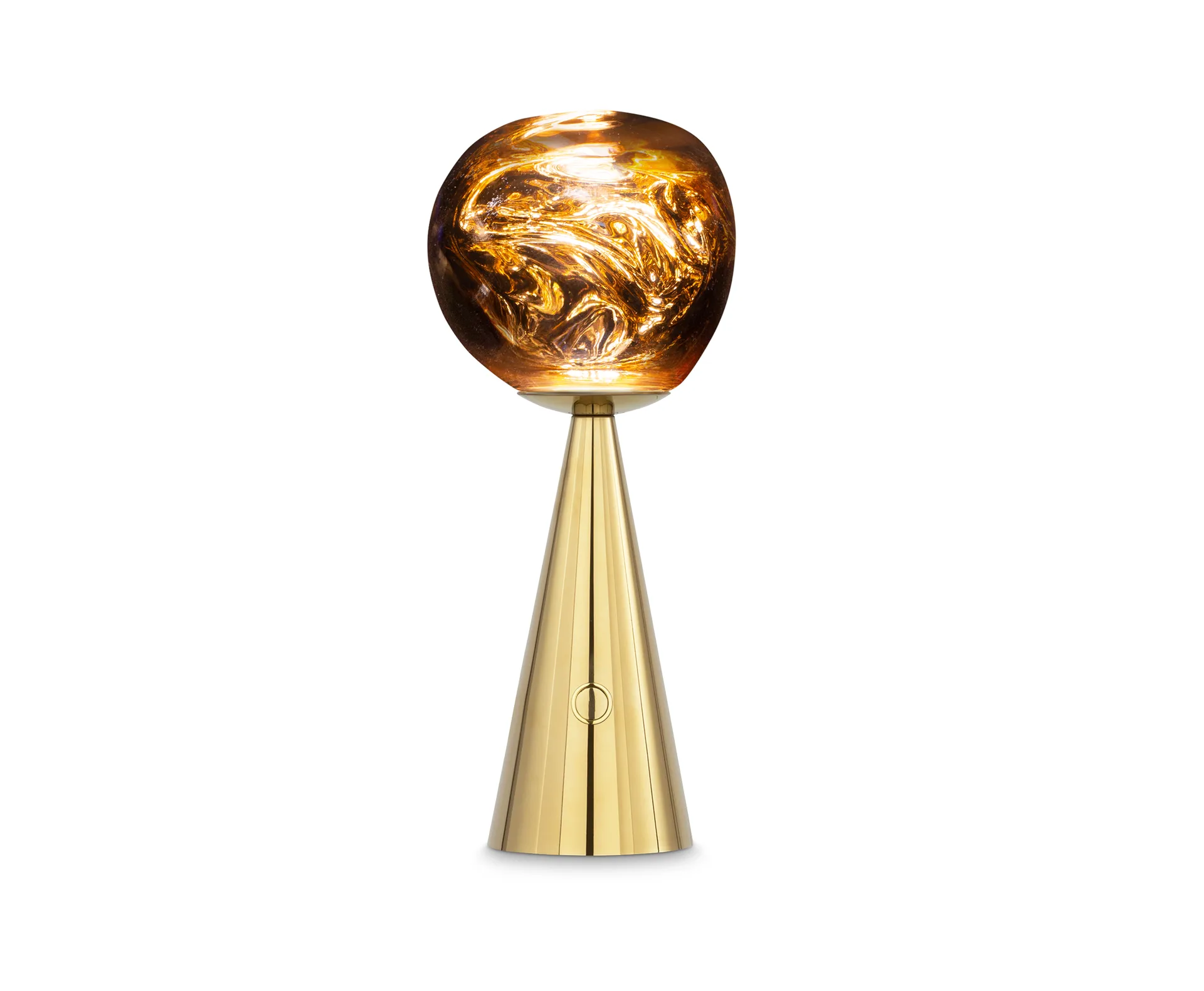 Lampada da tavolo Melt Portable, Oro Tom Dixon