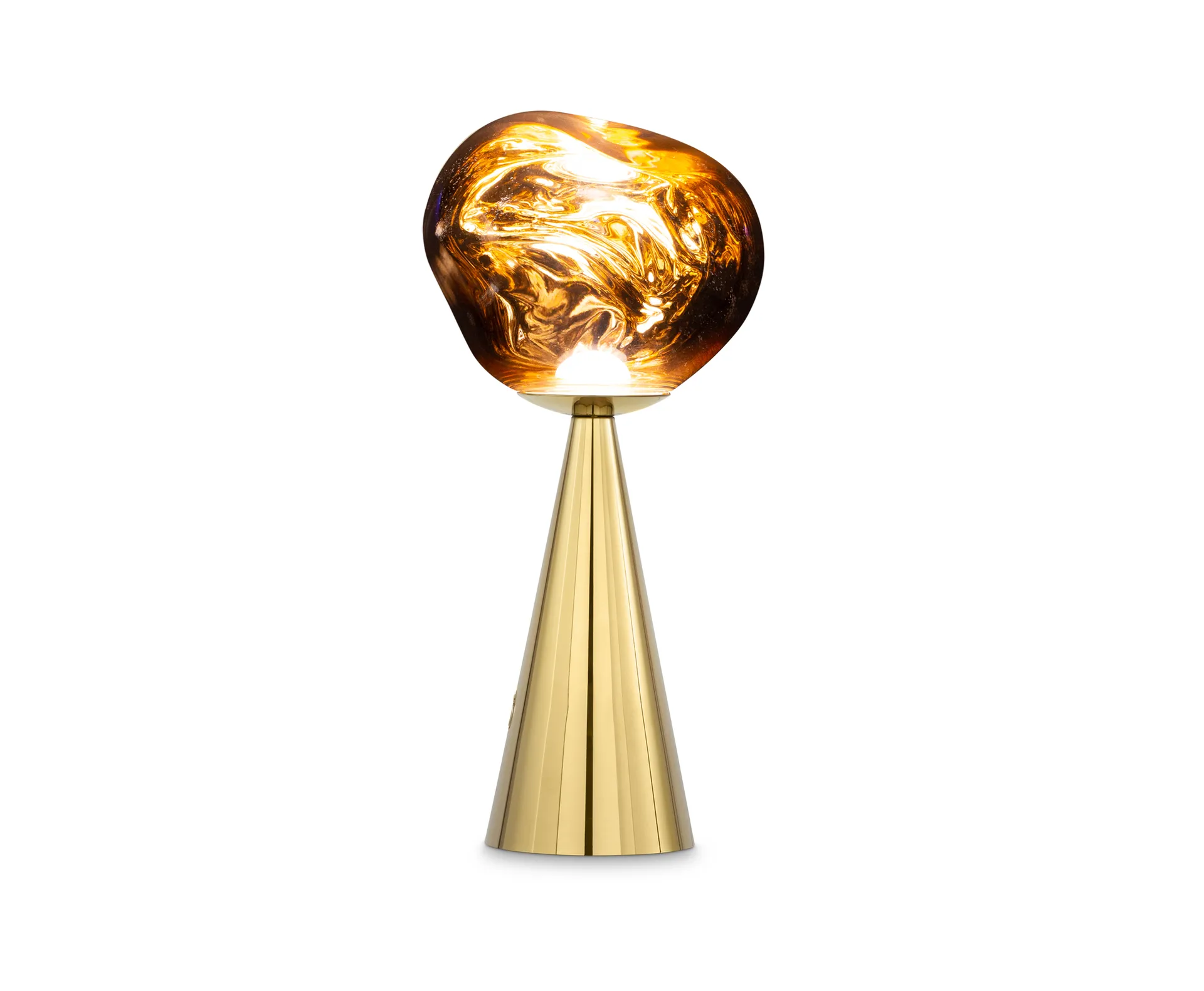 Lampada da tavolo Melt Portable, Oro Tom Dixon