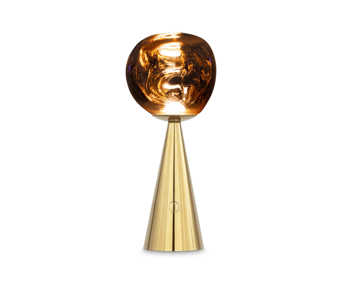 Lampada da tavolo Melt Portable, Oro Tom Dixon