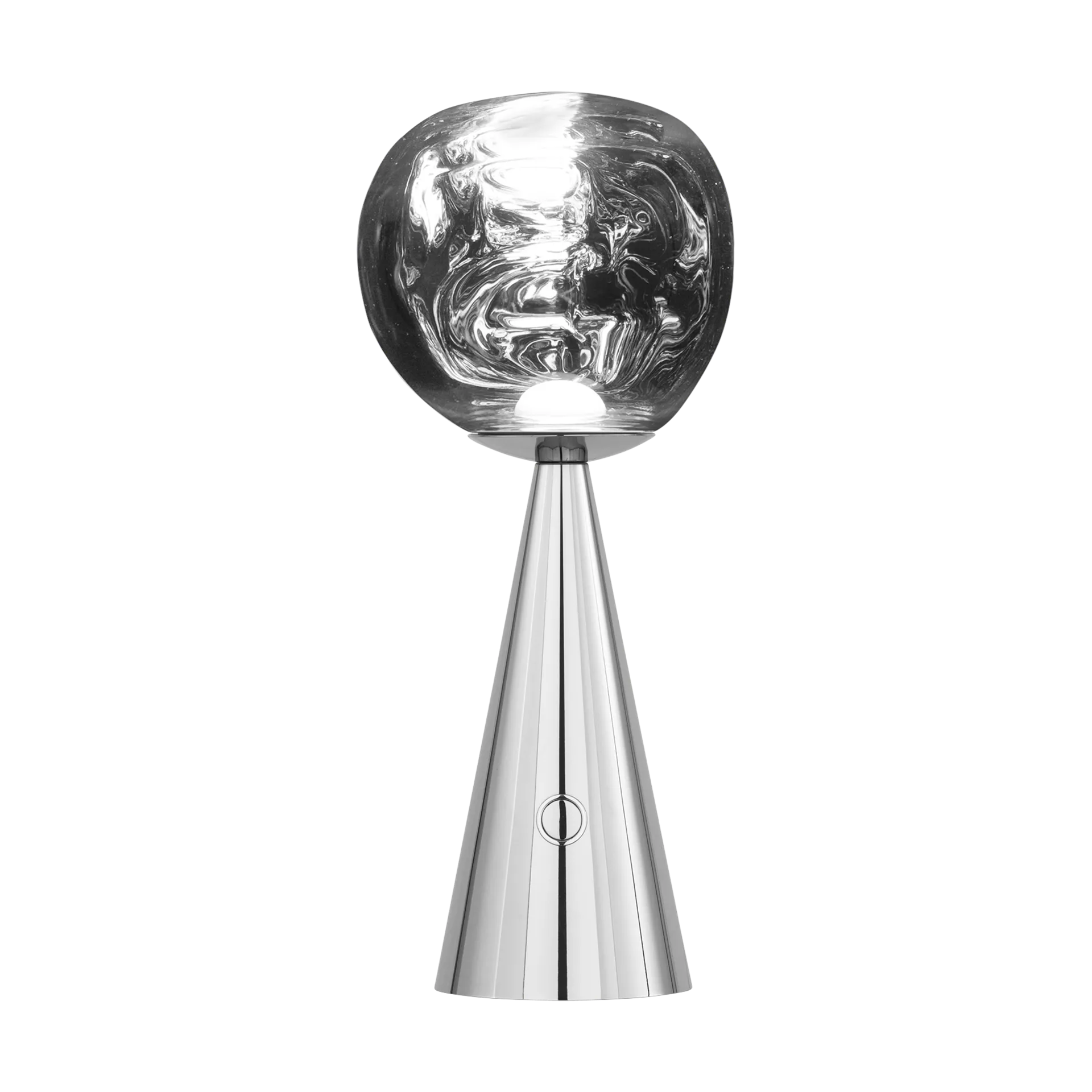 Lampada da tavolo portatile a LED Melt 28,5 cm, argento Tom Dixon