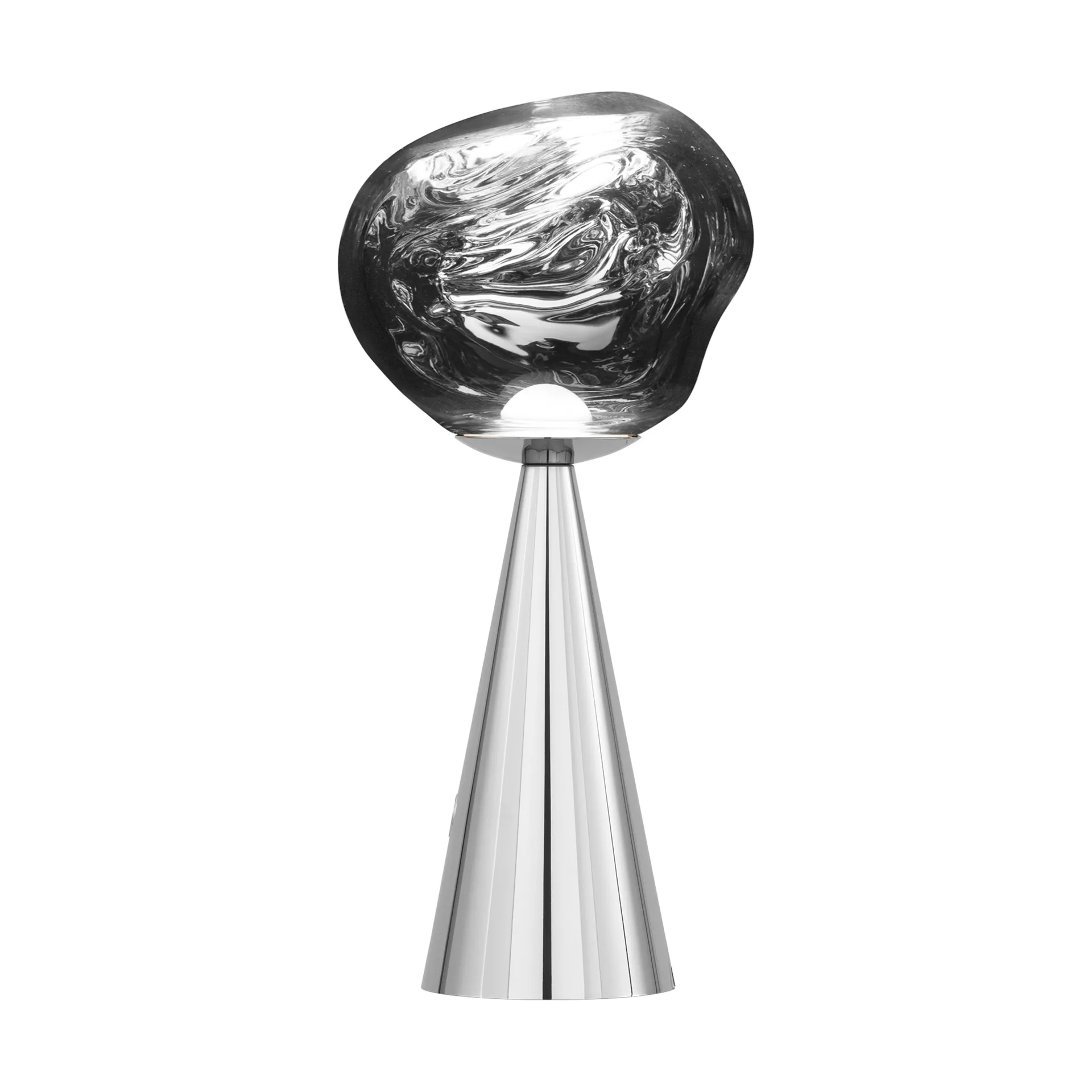 Lampada da tavolo portatile a LED Melt 28,5 cm, argento Tom Dixon