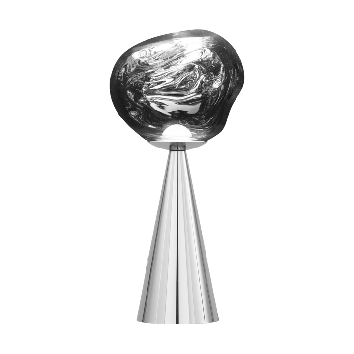 Lampada da tavolo portatile a LED Melt 28,5 cm, argento Tom Dixon