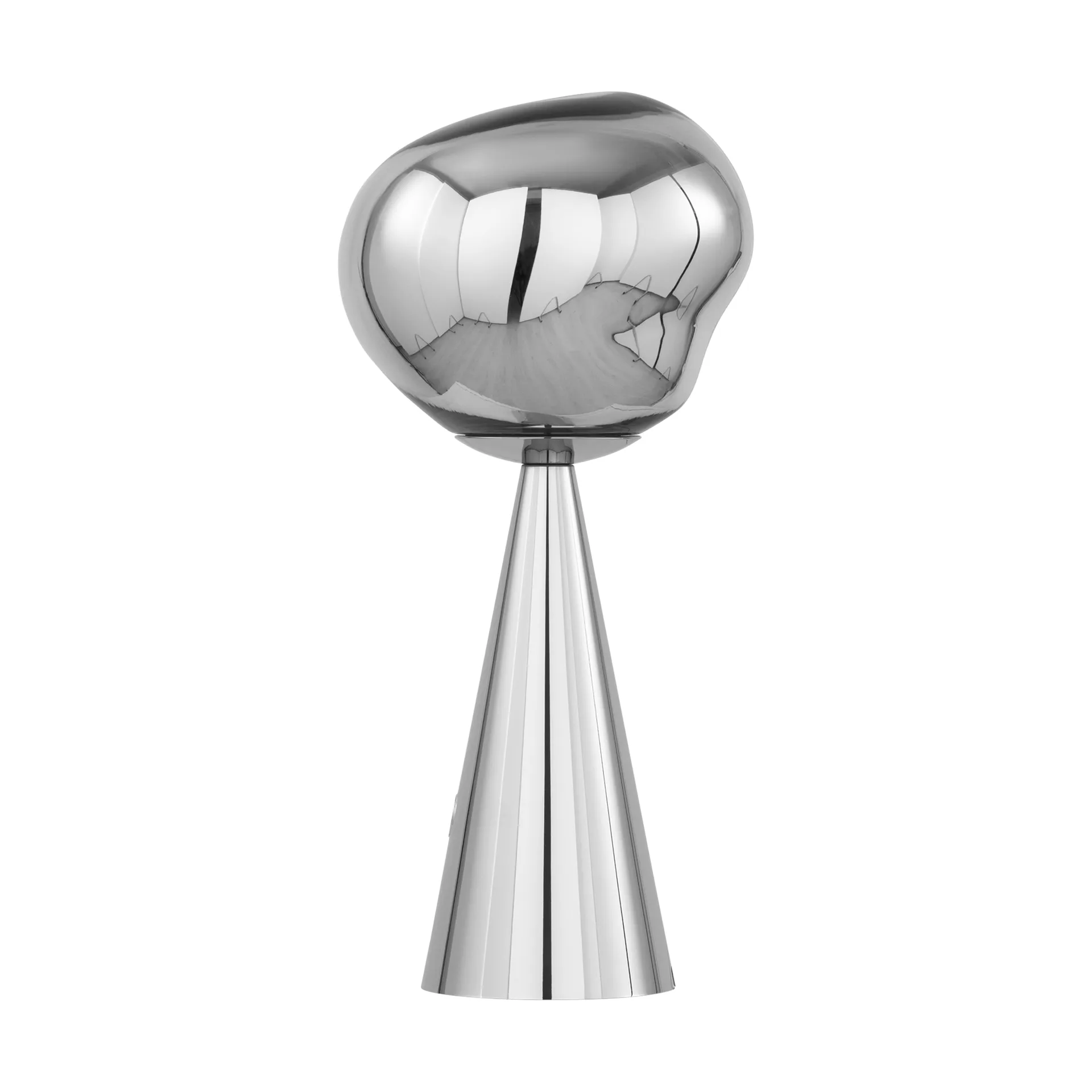 Lampada da tavolo portatile a LED Melt 28,5 cm, argento Tom Dixon
