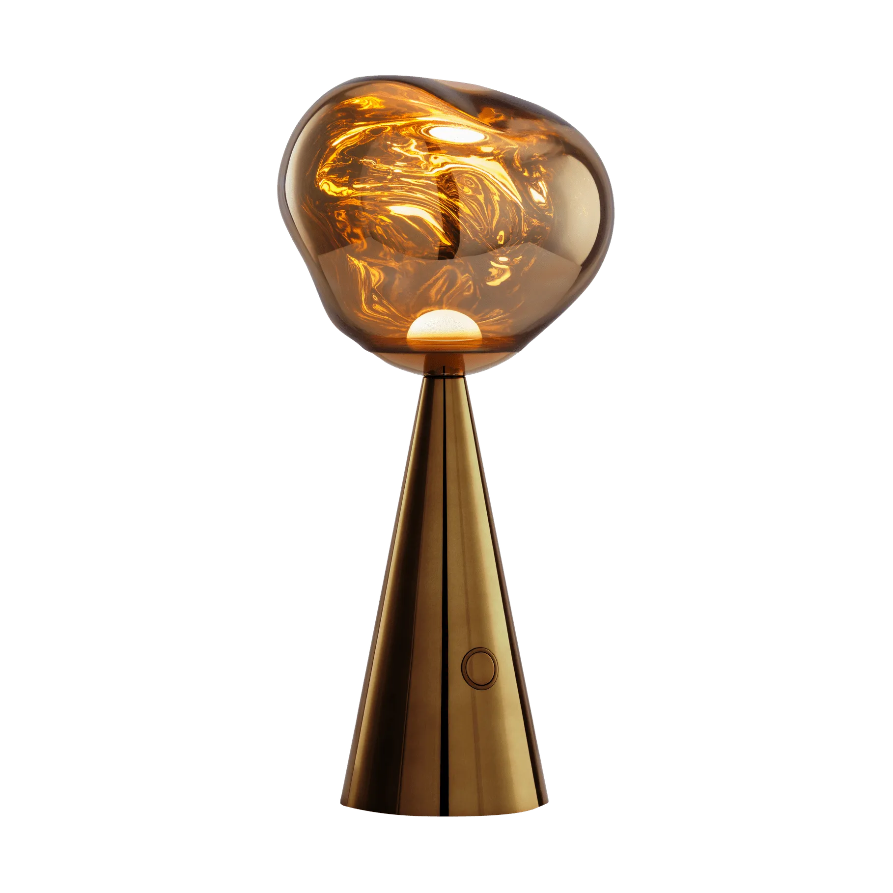 Lampada da tavolo portatile a LED Melt 28,5 cm, Bronzo Tom Dixon