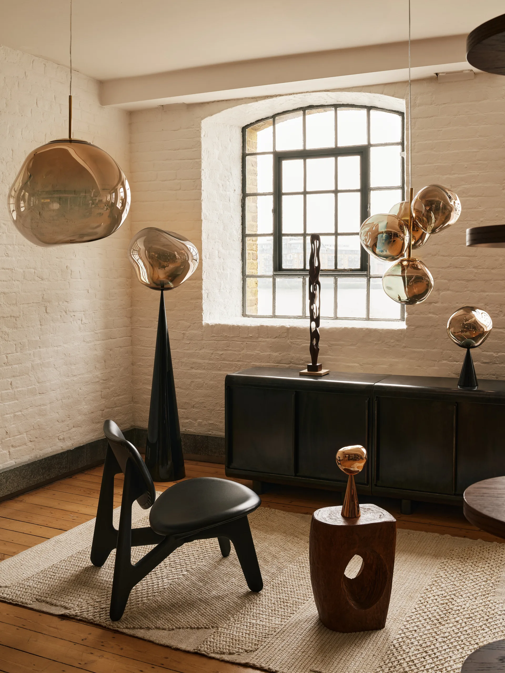 Lampada da tavolo portatile a LED Melt 28,5 cm, Bronzo Tom Dixon