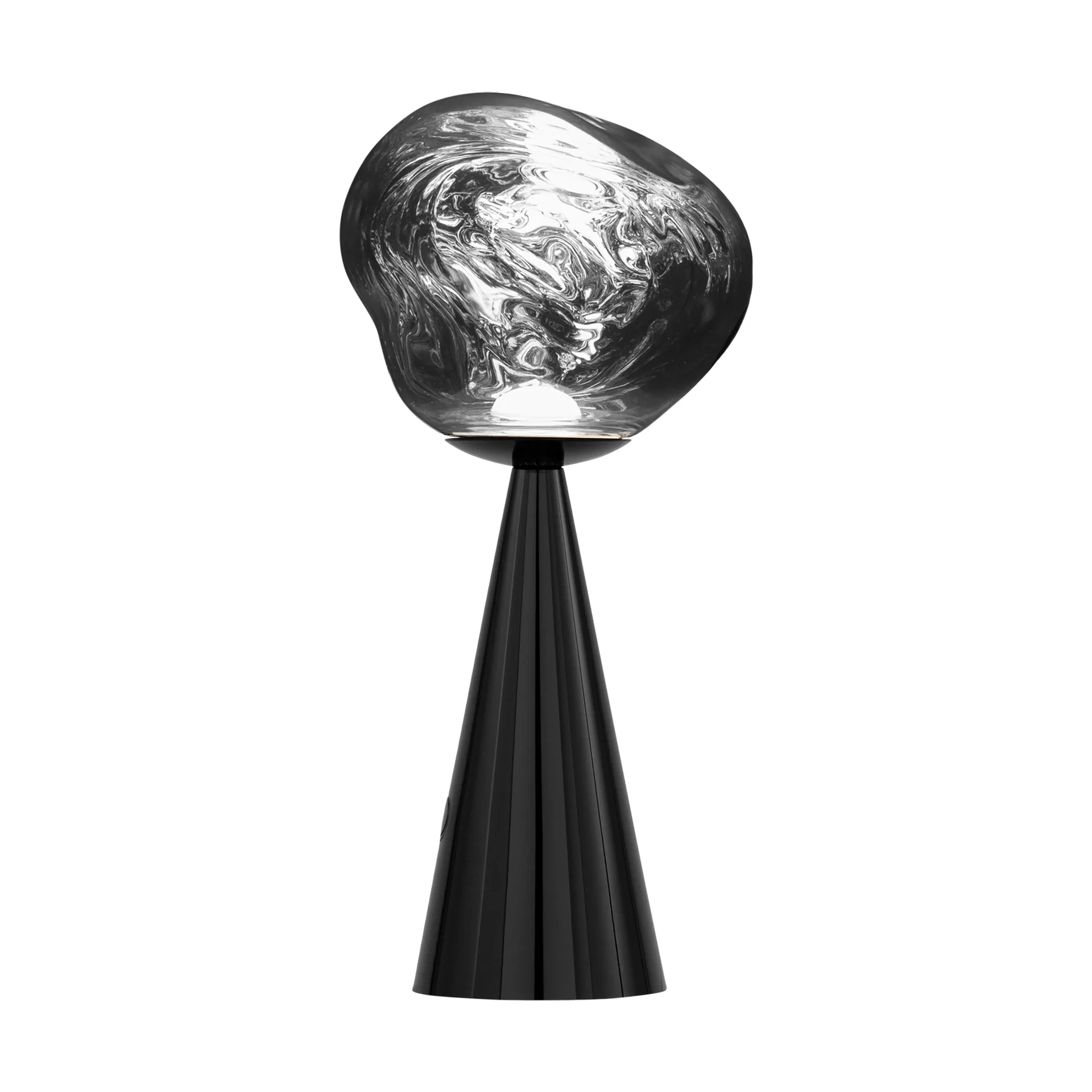 Lampada da tavolo portatile a LED Melt 28,5 cm, Nero Tom Dixon