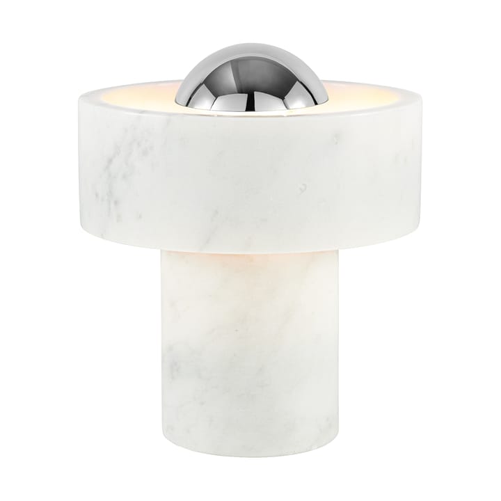 Lampada da tavolo portatile a LED Stone 28 cm, Marmo-argento Tom Dixon