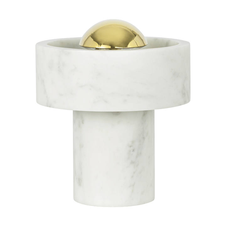 Lampada da tavolo portatile a LED Stone 28 cm - Marmo-oro - Tom Dixon