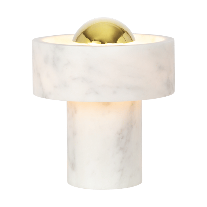 Lampada da tavolo portatile a LED Stone 28 cm, Marmo-oro Tom Dixon
