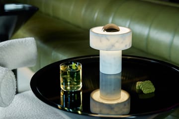 Lampada da tavolo portatile a LED Stone 28 cm - Marmo-oro - Tom Dixon