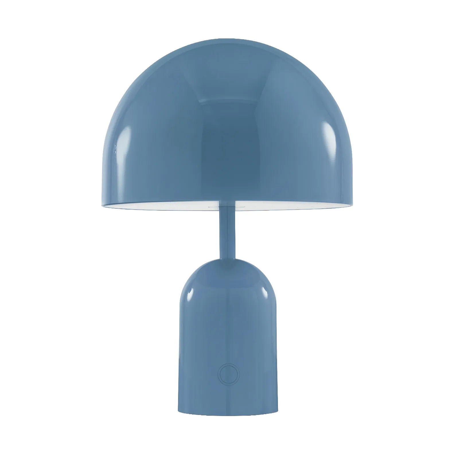 Lampada da tavolo portatile LED Bell, 28 cm, Baby Blue Tom Dixon