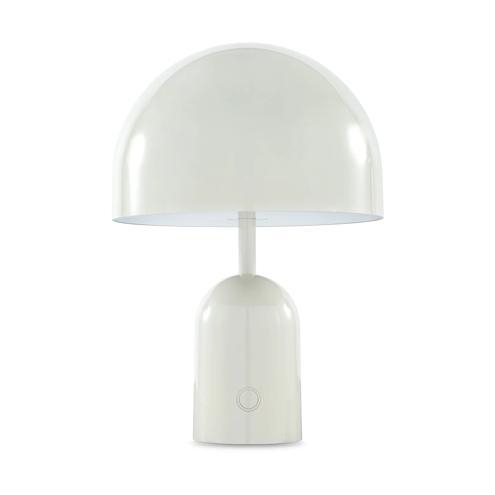Lampada da tavolo portatile LED Bell, 28 cm, Grigio Tom Dixon