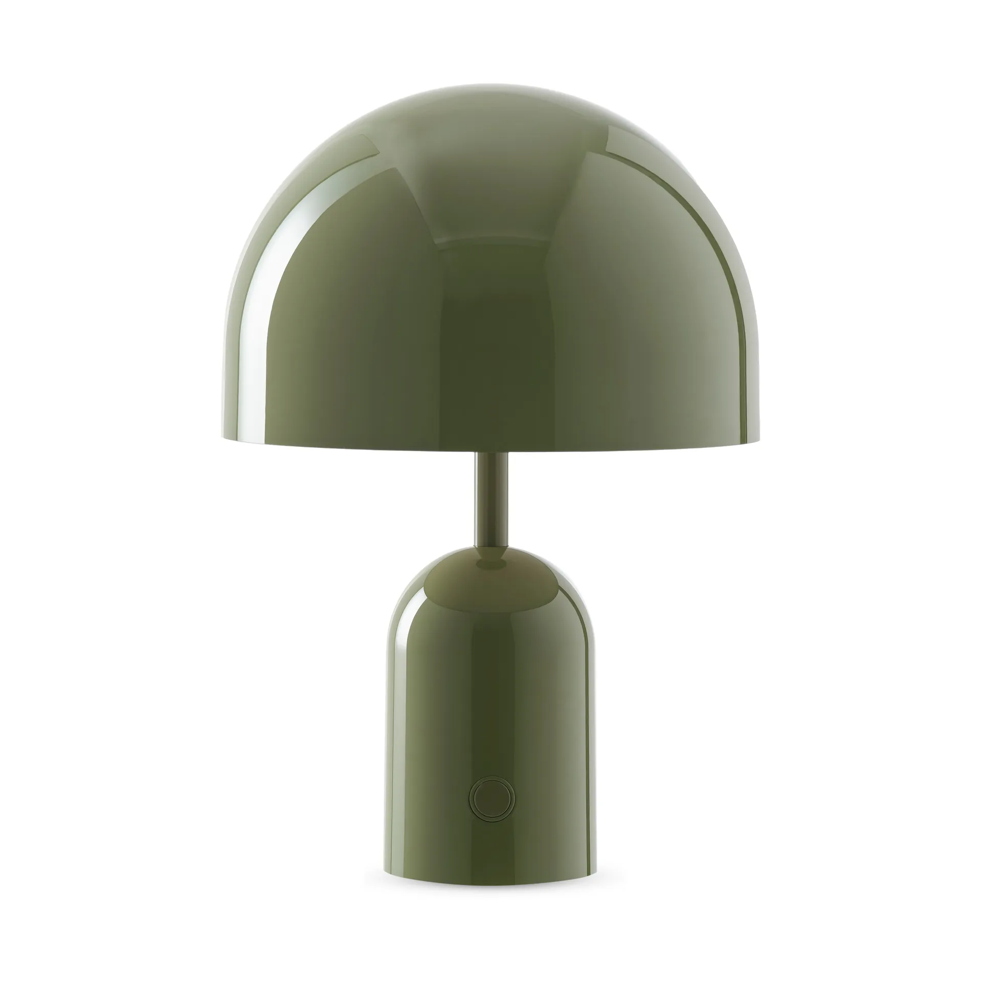 Lampada da tavolo portatile LED Bell, 28 cm, Muschio Tom Dixon