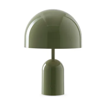 Lampada da tavolo portatile LED Bell, 28 cm - Muschio - Tom Dixon