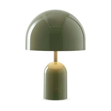 Lampada da tavolo portatile LED Bell, 28 cm - Muschio - Tom Dixon