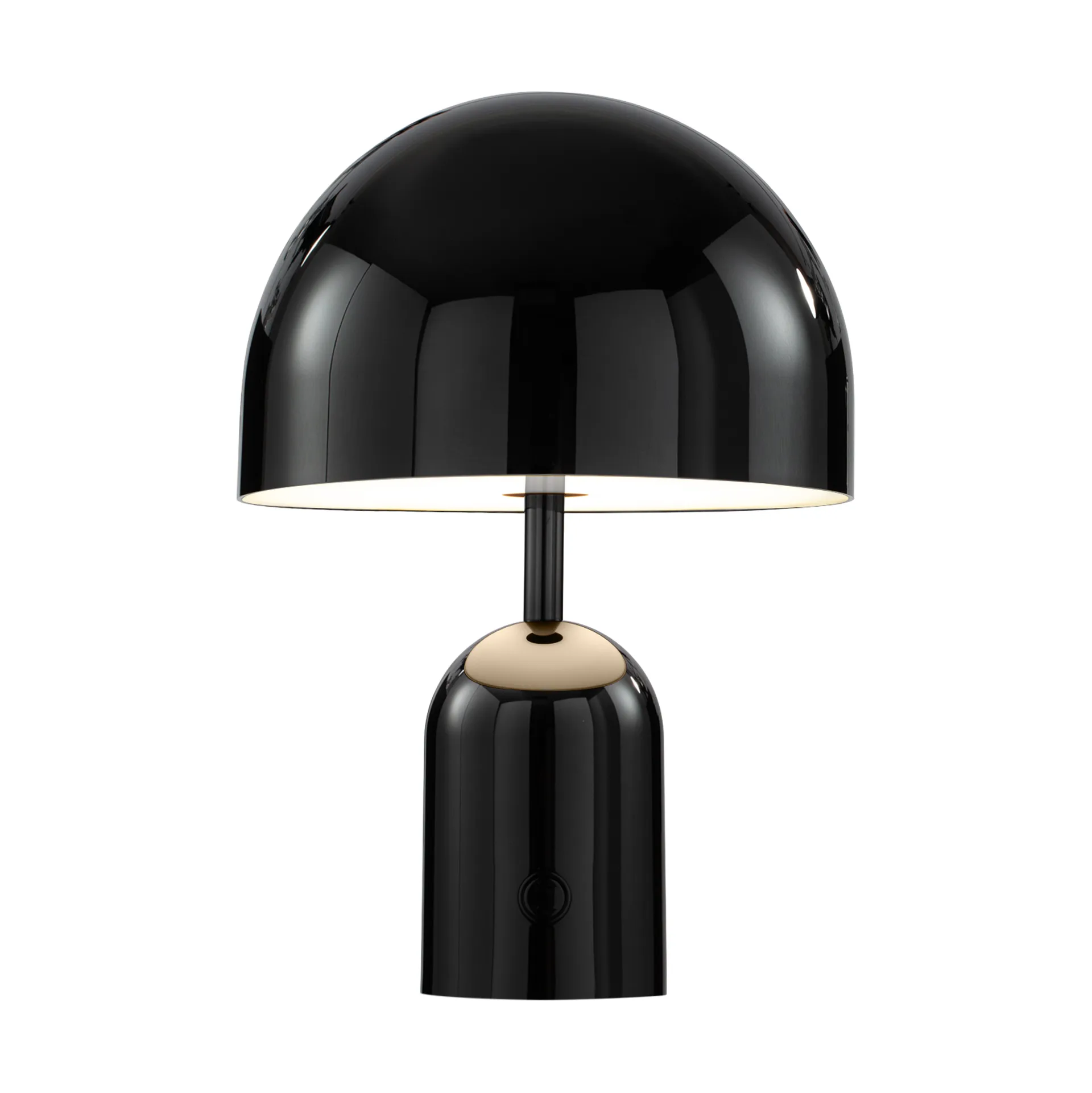 Lampada da tavolo portatile LED Bell, 28 cm, Nero Tom Dixon