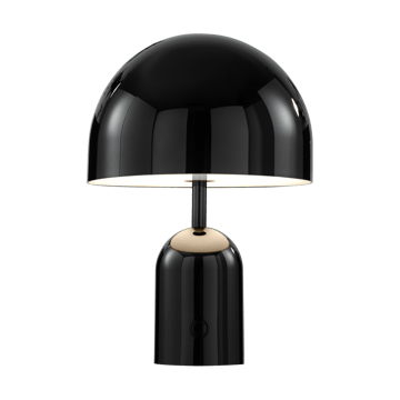 Lampada da tavolo portatile LED Bell, 28 cm - Nero - Tom Dixon
