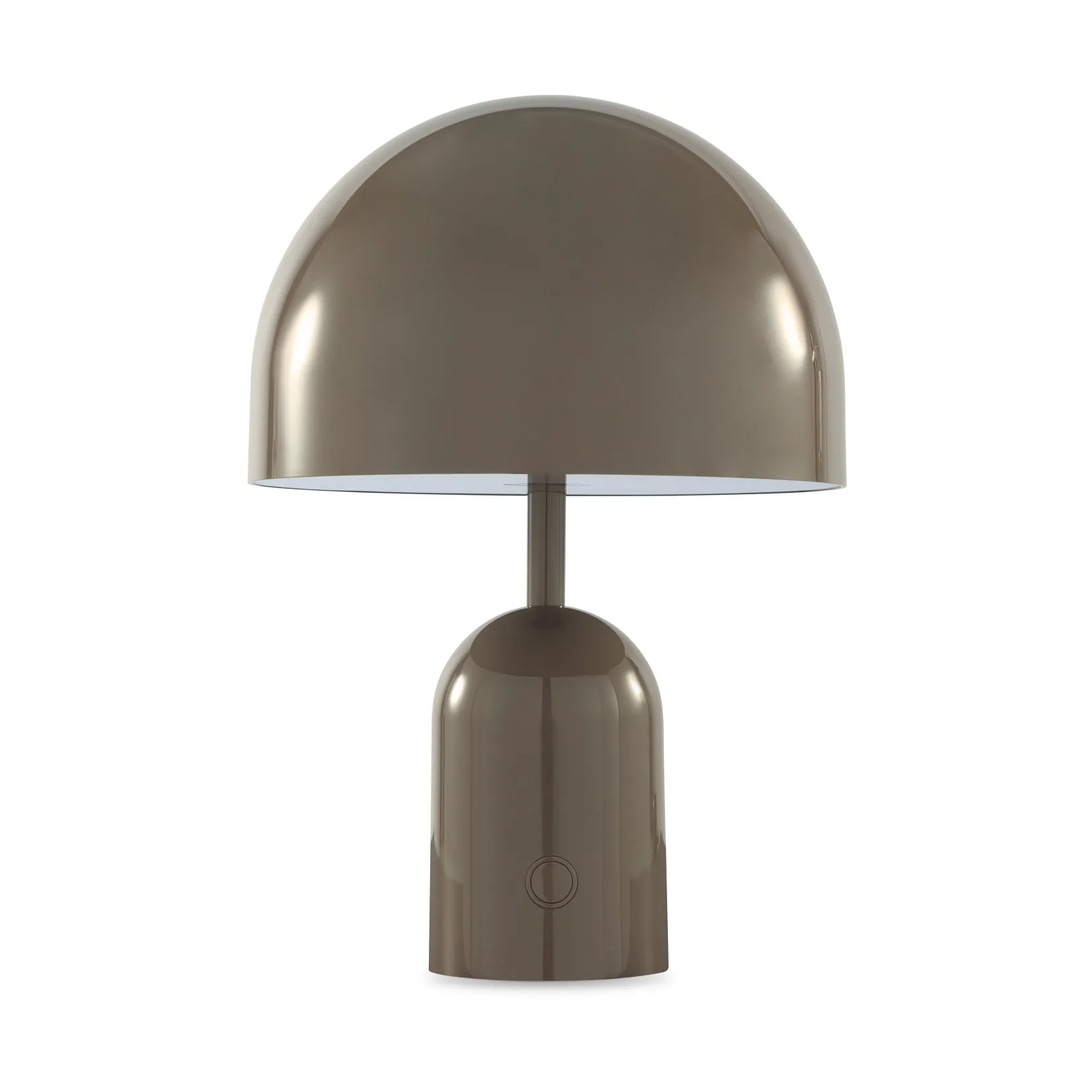 Lampada da tavolo portatile LED Bell, 28 cm, Taupe Tom Dixon