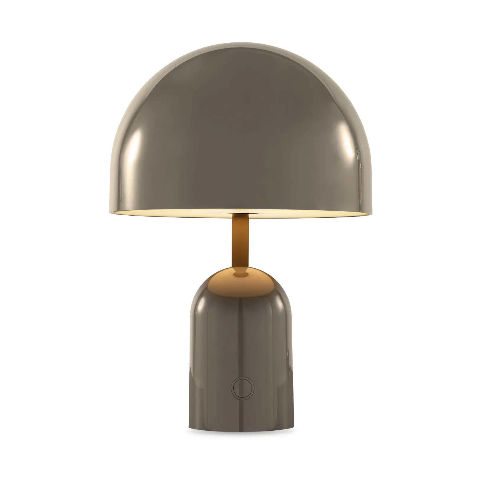 Lampada da tavolo portatile LED Bell, 28 cm, Taupe Tom Dixon
