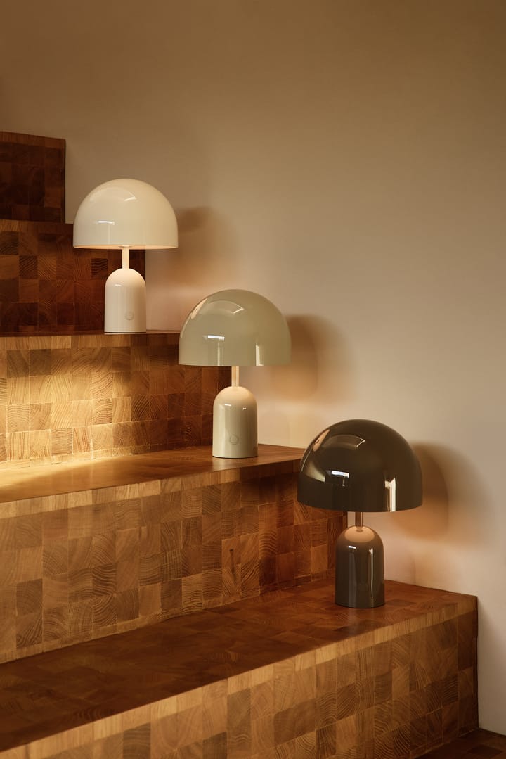 Lampada da tavolo portatile LED Bell, 28 cm, Taupe Tom Dixon